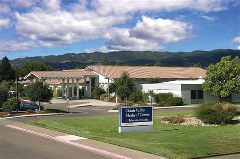 Adventist health ukiah - Ukiah, CA 95482. Directions. (707) 462-3111. Adventist Health Ukiah Valley is a medical facility located in Ukiah, CA. This hospital has been recognized for America’s 100 Best Hospitals for Prostate Surgery Award™.